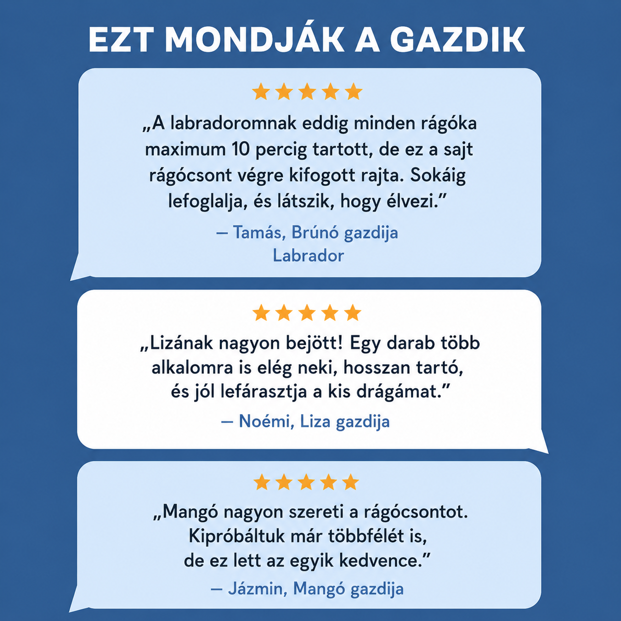 Gazdi vélemények a BellyBark Churpi himalájai sajt rágócsontról