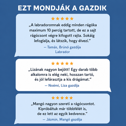Gazdi vélemények a BellyBark Churpi himalájai sajt rágócsontról