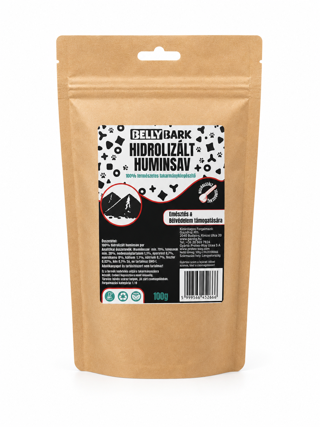 BellyBark hidrolizált huminsav kutyáknak 100 g